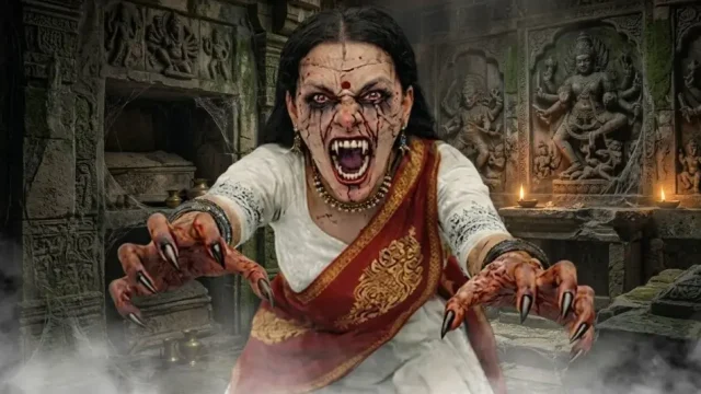 Maya Ek Pishachini haunted mansion horror gameplay scene