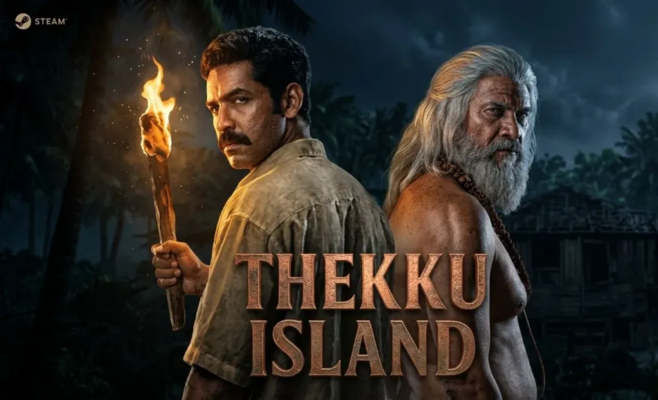 Thekku Island haunted Kerala mansion horror gameplay scene