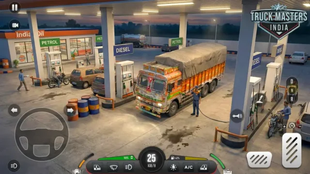 Truck Master India mobile truck driving on Indian highways