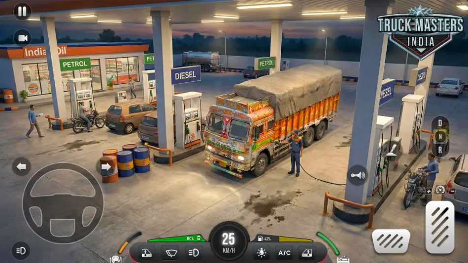 Truck Master India mobile truck driving on Indian highways