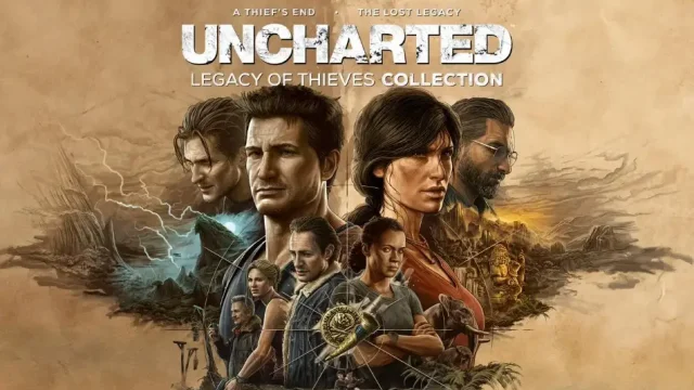 Uncharted 4 cinematic adventure gameplay with jungle exploration and action scenes