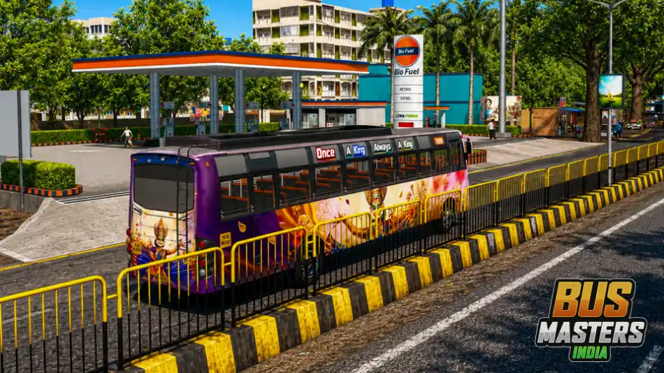 Bus Master India realistic mobile bus driving on Indian highway routes