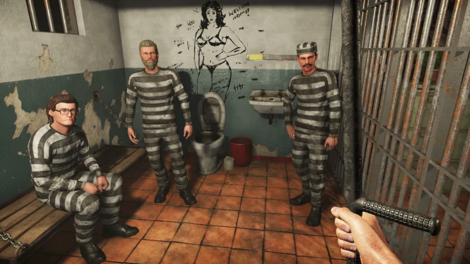 Contraband Police border checkpoint inspection gameplay scene